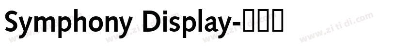Symphony Display字体转换